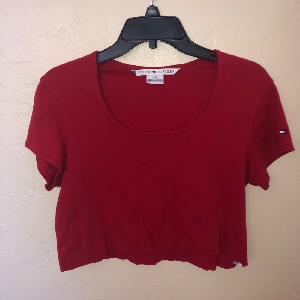 VINTAGE Tommy Hilfiger cropped top